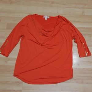 Michael Kors 3/4 sleeve top size Medium